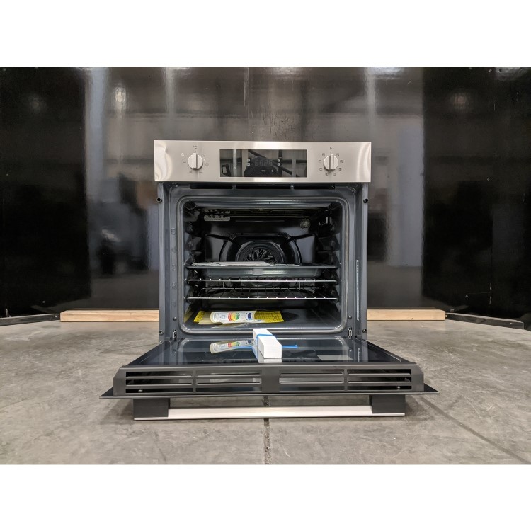 Refurbished Hoover H-OVEN 300 HOC3BF3058IN 60cm Single Built In Electric Oven with Hydrolytic Cleaning Stainless Steel