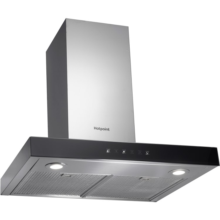 Hotpoint 60cm Slimline Touch Control Chimney Cooker Hood - Stainless Steel