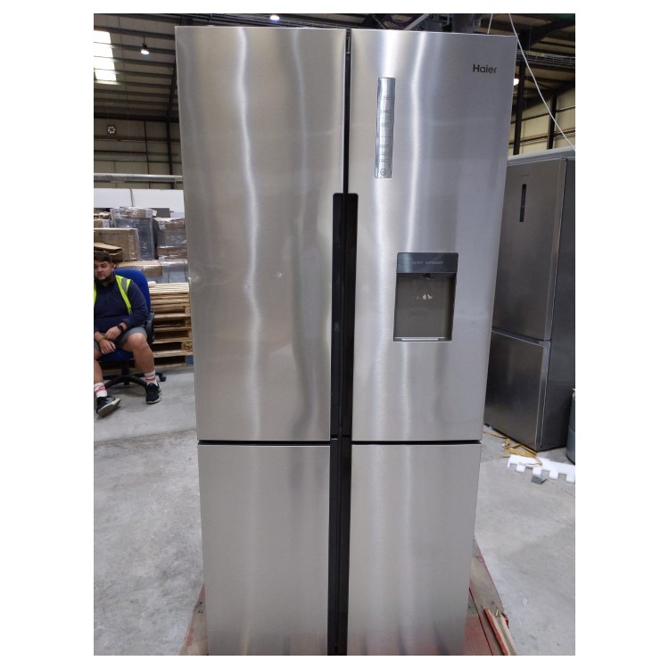 Refurbished Haier HTF452WM7 Freestanding 452 Litre Frost Free American Fridge Freezer