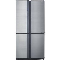 Refurbished Sharp SJ-EX820FSL Freestanding 605 Litre American Fridge Freezer