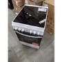 Refurbished Indesit IS5V4KHW 50cm Electric Cooker with Ceramic Hob White