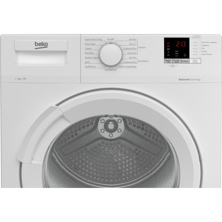 Refurbished Beko DTLP91151W Freestanding 9KG Heat Pump Tumble Dryer
