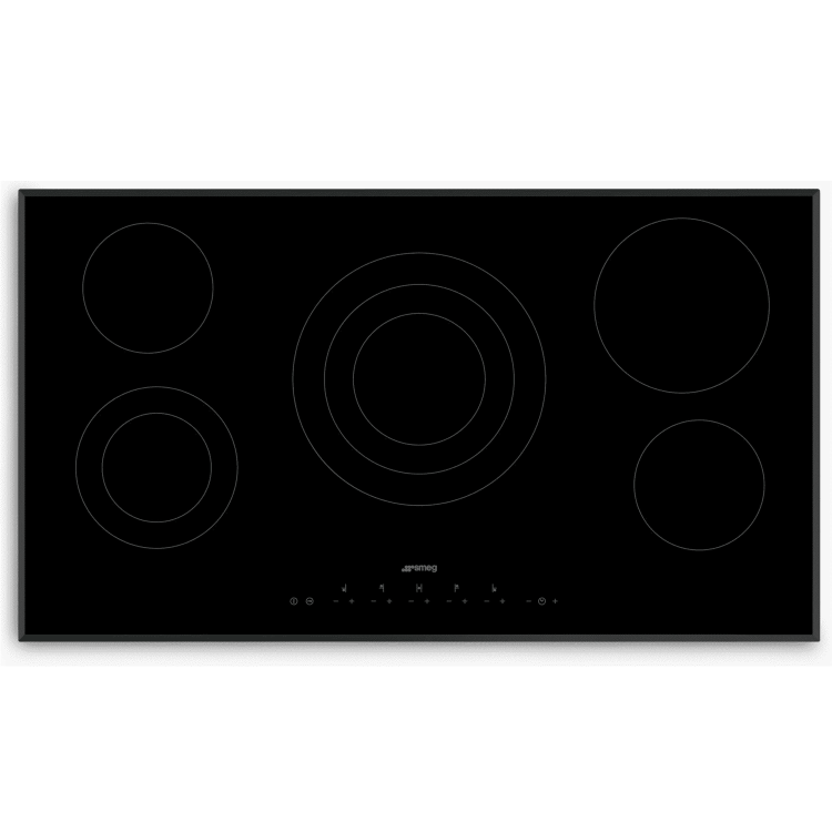 Refurbished Smeg SE395ETB 90cm 5 Zone Ceramic Hob