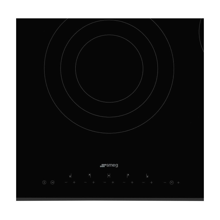 Refurbished Smeg SE395ETB 90cm 5 Zone Ceramic Hob