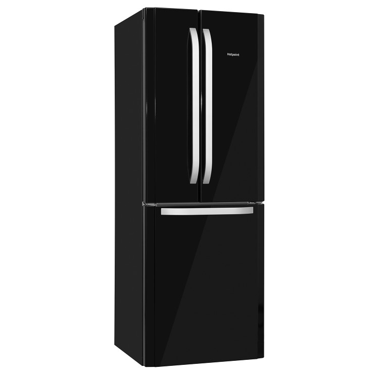 Hotpoint 446 Litre 55/45 Freestanding Total No Frost Fridge Freezer - Black