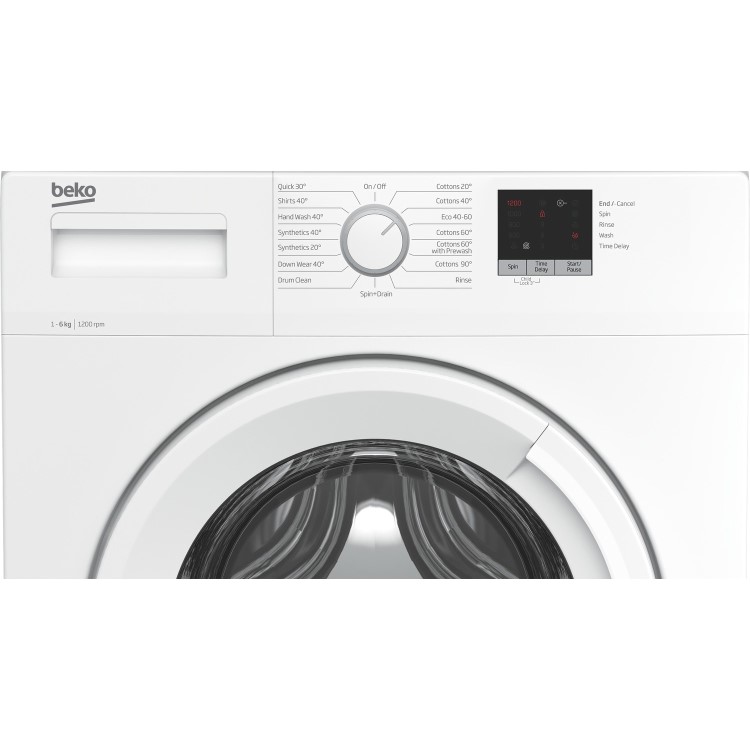 Beko 6kg 1200rpm Washing Machine - White