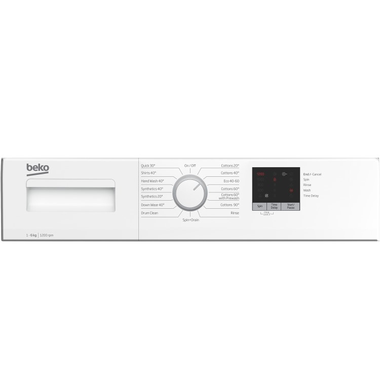 Beko 6kg 1200rpm Washing Machine - White