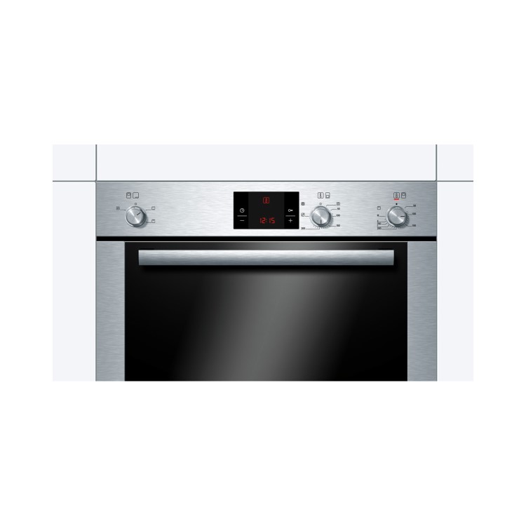 Refurbished Bosch HBN13B251B Classixx Electric Built-under Double Hot Air Oven Stainless Steel