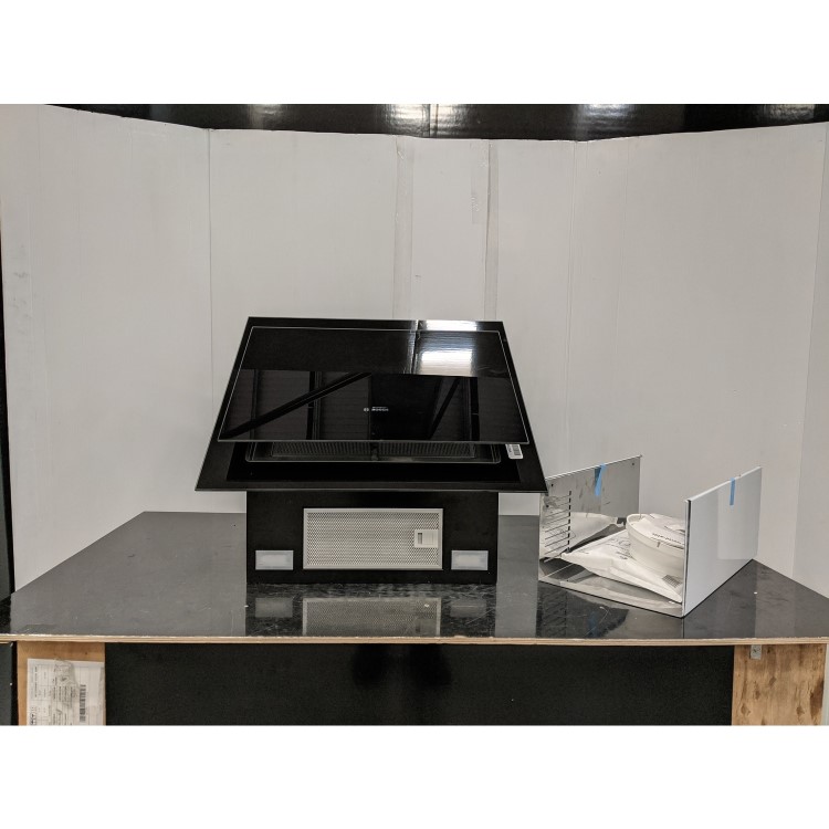 Refurbished Bosch DWK67CM60B Series 4 60cm Touch Control Angled Chimney Cooker Hood Black