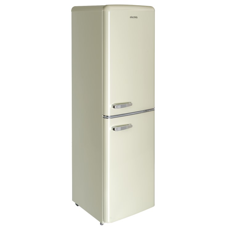 electriQ 246 Litre 50/50  Freestanding Fridge Freezer - Cream