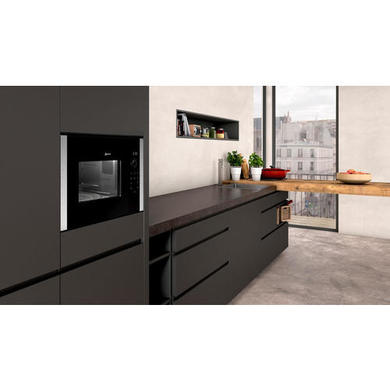 Refurbished Neff N50 HLAWD53N0B 25L 900W Built In Microwave Stainless Steel