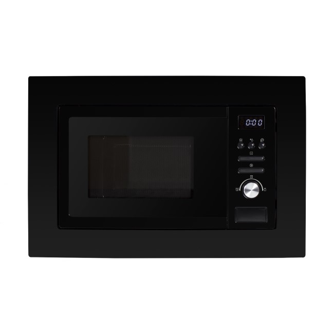 electriQ 20L 800W Black Built-In Microwave with Grill