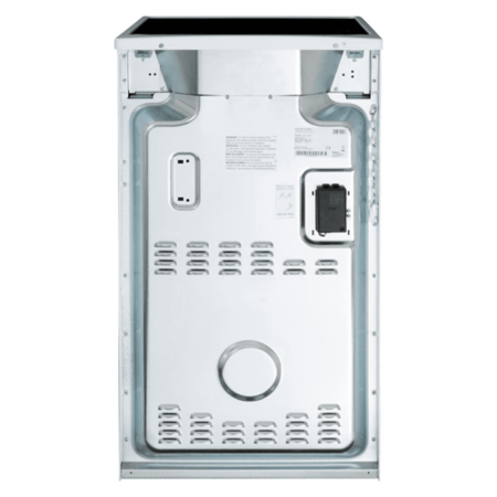 Refurbished Amica 608CE2TAW 60cm Single Fan Oven Electric Cooker With Ceramic Hob White