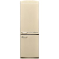 Refurbished Zanussi ZNME32EM1 Freestanding 331 Litre 60/40 Retro Frost Free Fridge Freezer Cream