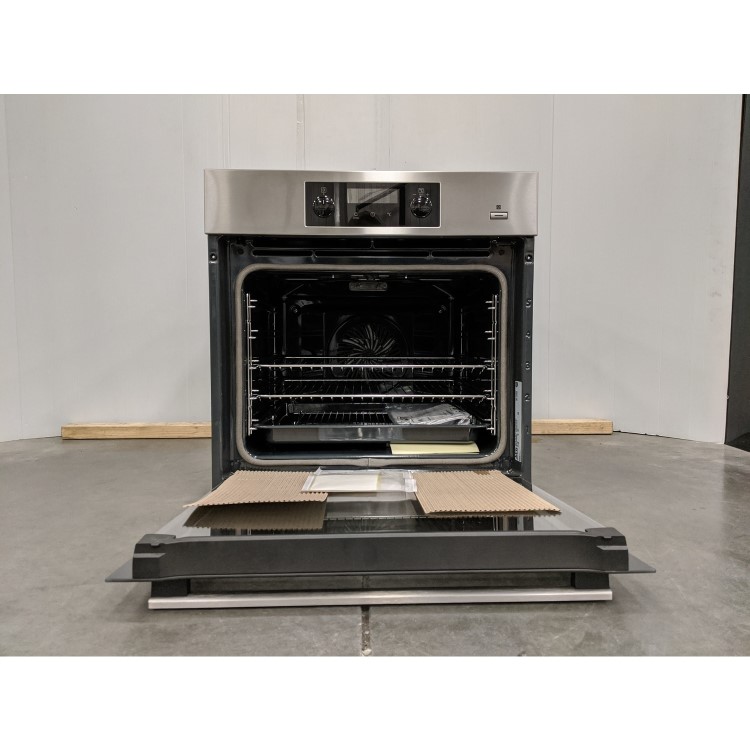 Refurbished AEG 6000 BPS355020M 60cm Single Built In Electric Oven Stainless Steel