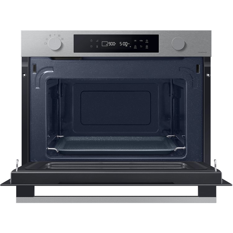 Refurbished Samsung Series 4 NQ5B4513GBS Built In 50L 800W Solo Microwave Stainless Steel