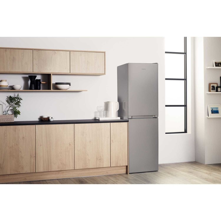 Hotpoint HBNF55181S 245 Litre Freestanding Fridge Freezer 50/50 Split Frost Free 55cm Wide - Silver