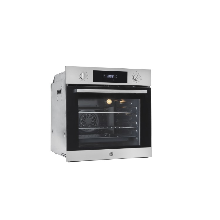 Refurbished Hoover HOC3BF5558IN 60cm Single Built In Electric Oven Stainless Steel