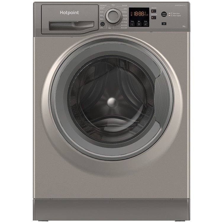 Hotpoint Anti-Stain 9kg 1400rpm Washing Machine – Graphite