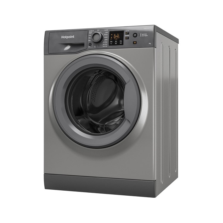 Hotpoint Anti-Stain 9kg 1400rpm Washing Machine – Graphite
