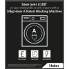 Haier i-Pro Series 7 8kg Freestanding Washing Machine - Graphite