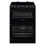 Refurbished Zanussi ZCI66280BA 60cm Double Oven Induction Electric Cooker with Catalytic Liners Black