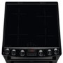 Refurbished Zanussi ZCI66280BA 60cm Double Oven Induction Electric Cooker with Catalytic Liners Black