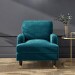 Teal Velvet Armchair - Payton