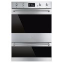 DOSP6390X Smeg DOSP6390X Classic Built-In Electric Double Oven - Stainless Steel 
