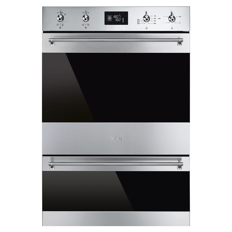 Smeg DOSP6390X Classic Built-In Electric Double Oven - Stainless Steel