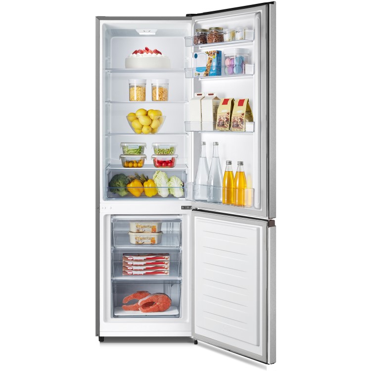 Fridgemaster 269 Litre 70/30 Freestanding Fridge Freezer - Silver
