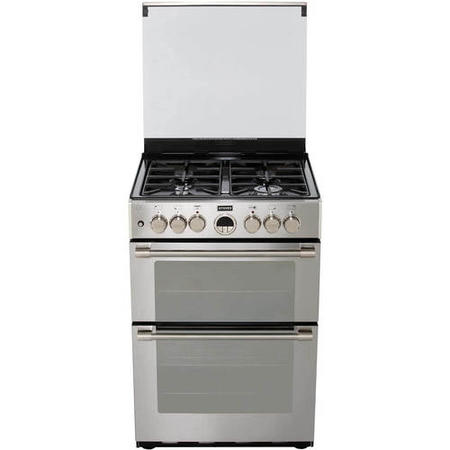 Stoves Sterling 600DF 60cm Dual Fuel Mini Range Cooker - Stainless Steel