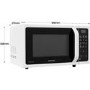 Refurbished Samsung MC28H5013AW 28L 900W Combination Microwave White