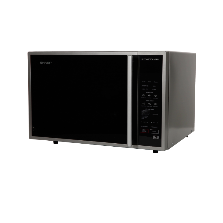 Refurbished Sharp R959SLMAA 40L 900W Convection Microwave with 1400W Quartz Grill - Silver