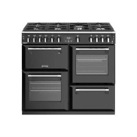 Refurbished Stoves Richmond Deluxe S1000G Black 100cm Gas Range Cooker