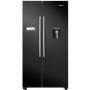 Hisense 578 Litre Side-By-Side American Fridge Freezer - Black