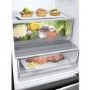LG NatureFRESH 341 Litre 60/40 Freestanding Fridge Freezer - Dark Graphite