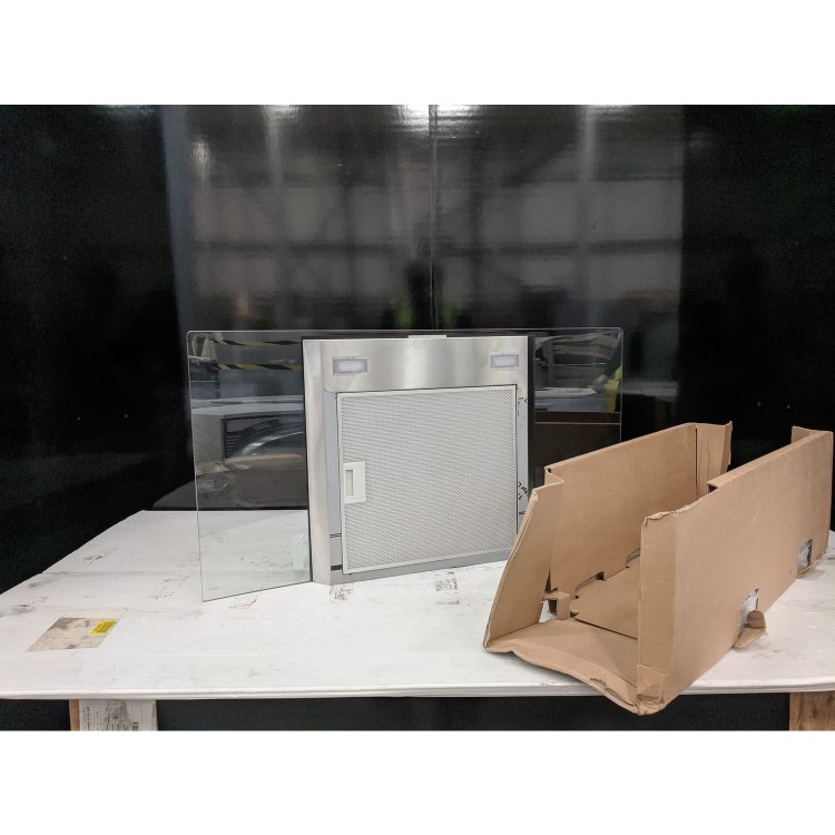Refurbished Neff D94ABC0N0B 90cm Chimney Cooker Hood With Curved Glass Canopy Stainless Steel