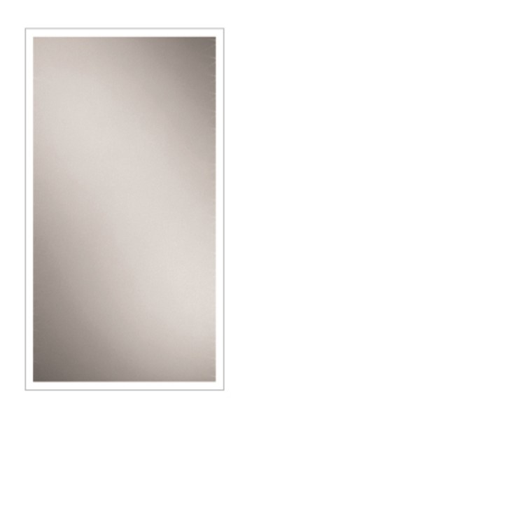 GRADE A1 - Rectangular LED Bathroom Mirror with Demister 450 x 800mm- HiB Globe 45