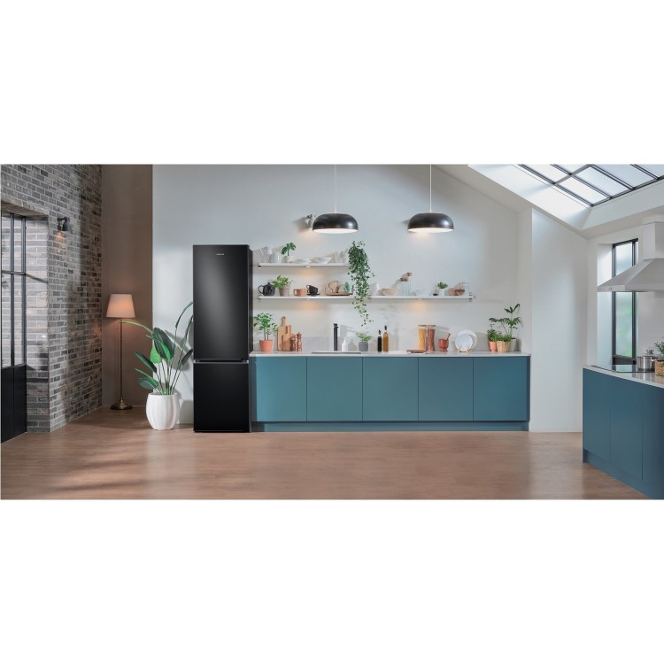 Refurbished Samsung RB38T605DB1/EU Freestanding 400 Litre 70/30 Fridge Freezer Black