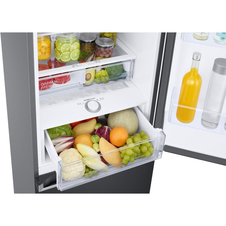 Refurbished Samsung RB38T605DB1/EU Freestanding 400 Litre 70/30 Fridge Freezer Black
