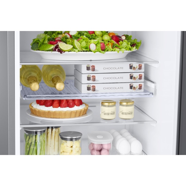 Refurbished Samsung RB38T605DB1/EU Freestanding 400 Litre 70/30 Fridge Freezer Black