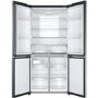 Refurbished Haier HTF610DSN7 Freestanding 610 Litre 70/30 American Fridge Freezer Black