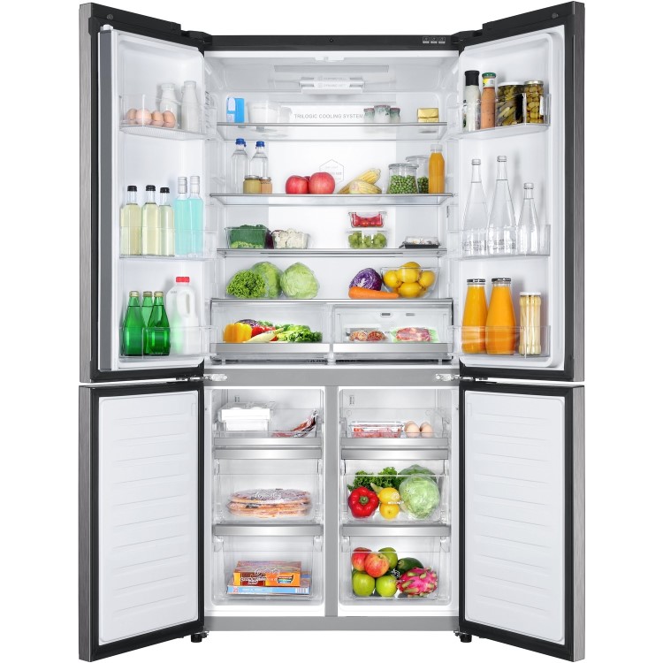 Refurbished Haier HTF-610DSN7 610 Litre American Fridge Freezer