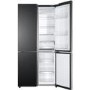 Refurbished Haier HTF610DSN7 Freestanding 610 Litre 70/30 American Fridge Freezer Black