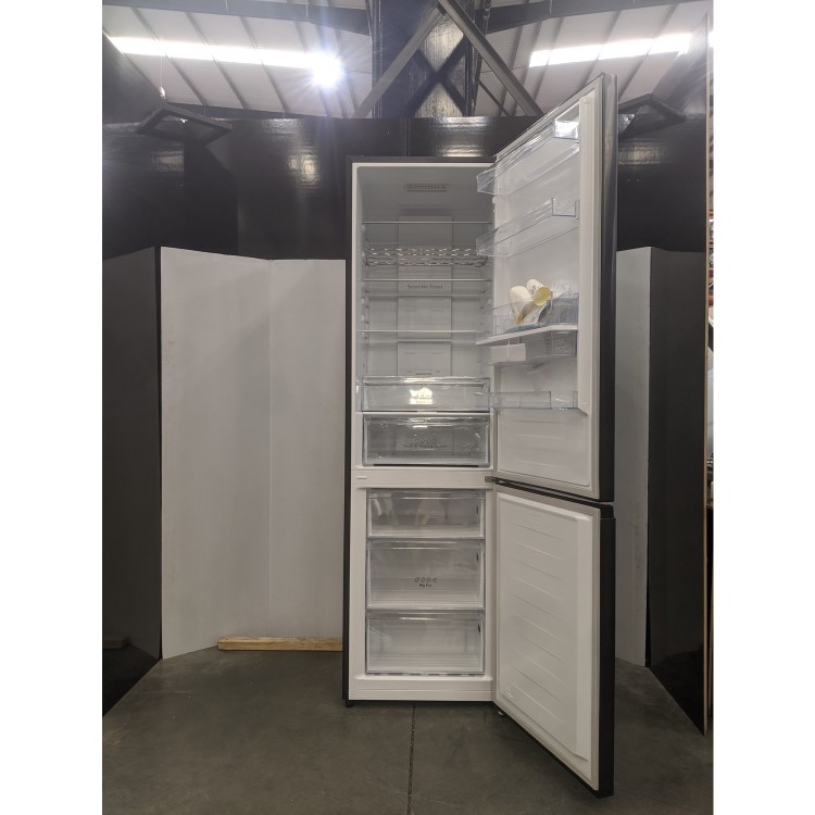 Refurbished Hisense RB435N4WFE Freestanding 336 Litre Fridge Freezer Black
