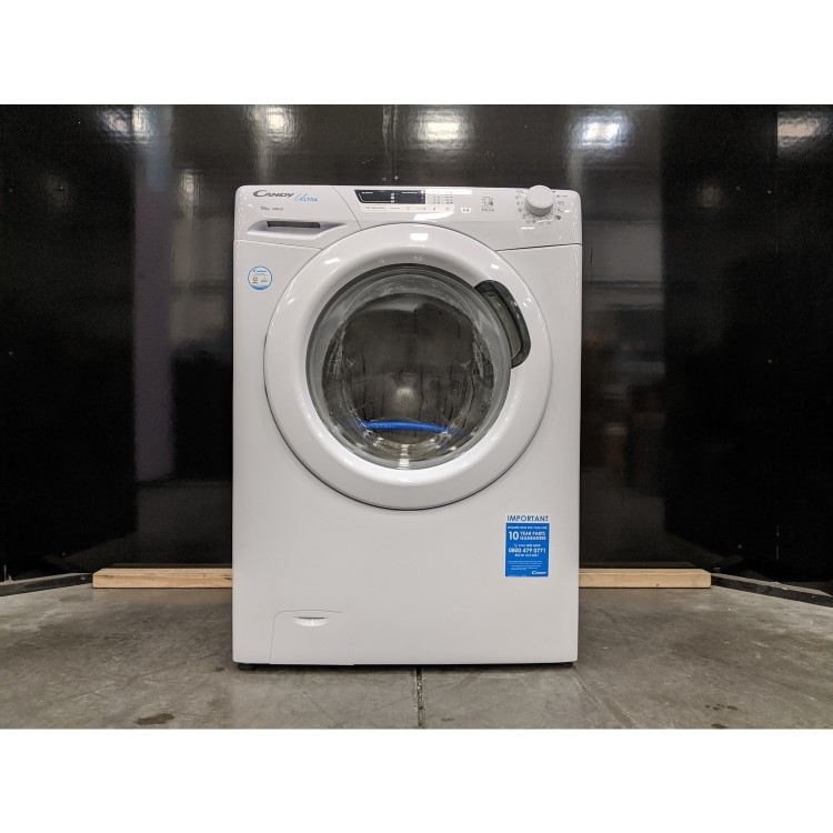 Refurbished Candy Ultra HCU14102DE/1-80 Freestanding 10KG 1400 Spin Washing Machine White
