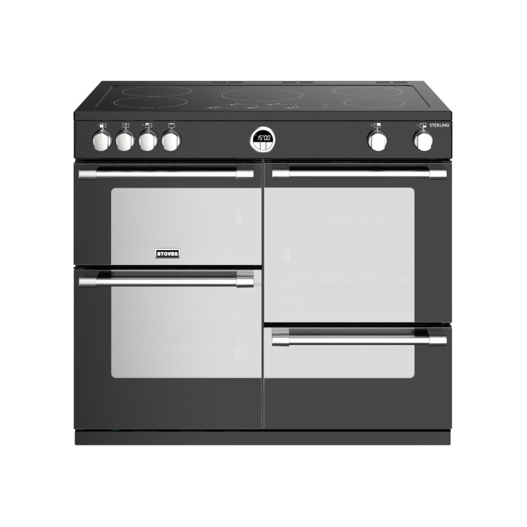 Refurbished Stoves Sterling S1000Ei 100cm Electric Induction Range Cooker Black