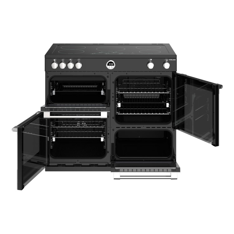 Refurbished Stoves Sterling S1000Ei 100cm Electric Induction Range Cooker Black