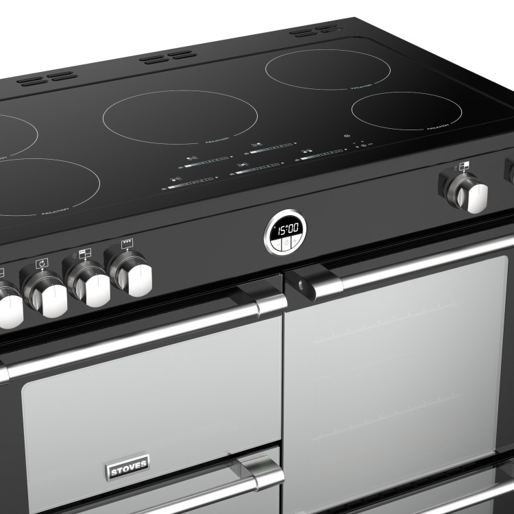 Refurbished Stoves Sterling S1000Ei 100cm Electric Induction Range Cooker Black